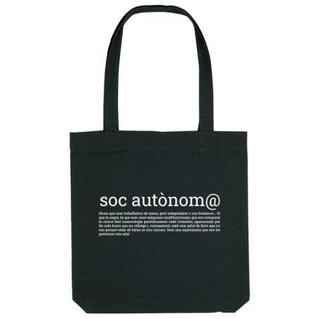Bossa de nanses de cotó reciclat | Soc autònom@ | Els Ximplets