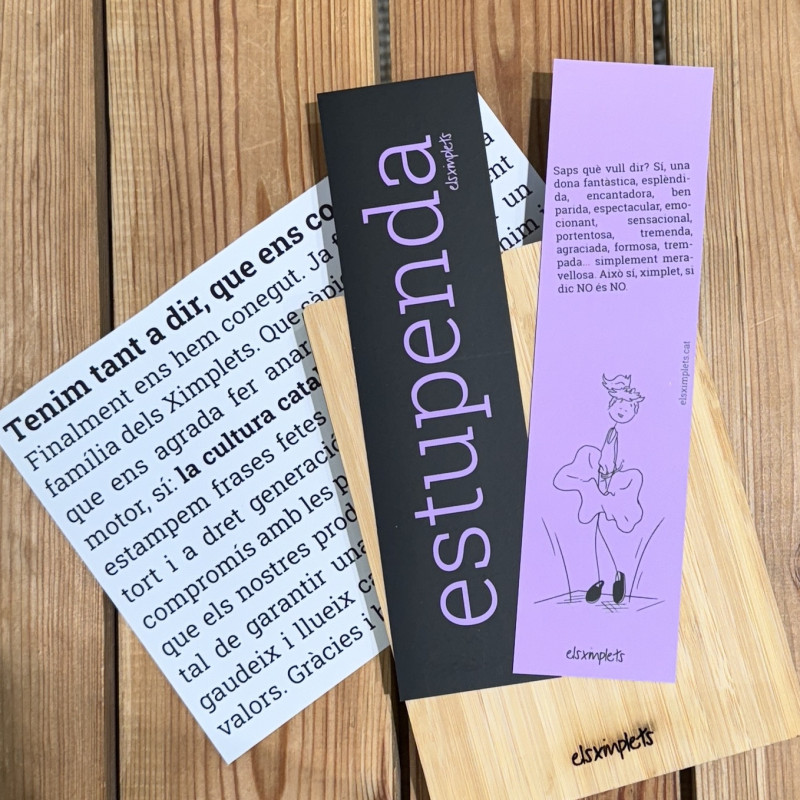 Estupenda - Punt de llibre | Els Ximplets