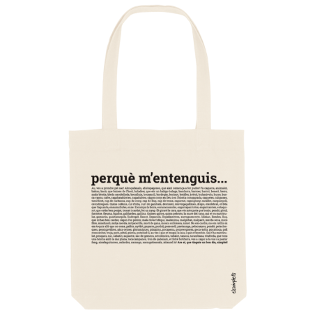 Bossa de nances de cotó reciclat | Perquè m'entenguis!| Els Ximplets