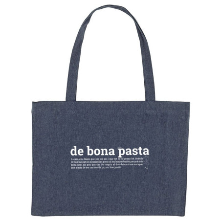 Bossa cistell de cotó reciclat | De bona pasta | Els Ximplets