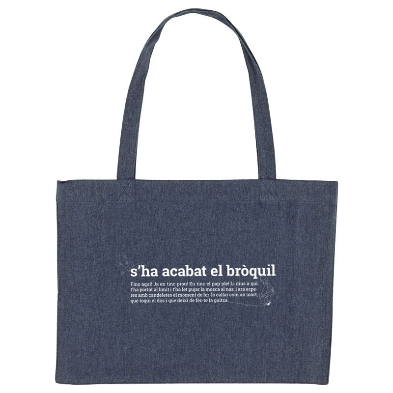 Bossa cistell de cotó reciclat | S'ha acabat el bròquil | Els Ximplets