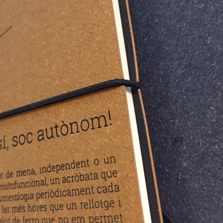 sí. soc autònom! - Llibreta pell reciclada - | Els Ximplets